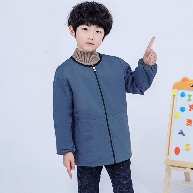 儿童防水罩衣男童加绒棉服羽绒服罩衫学生画画衣长袖防脏围裙秋冬,童装/婴儿装/亲子装,反穿衣/罩衣,淘宝优惠券,粉丝福利购,淘宝优惠卷