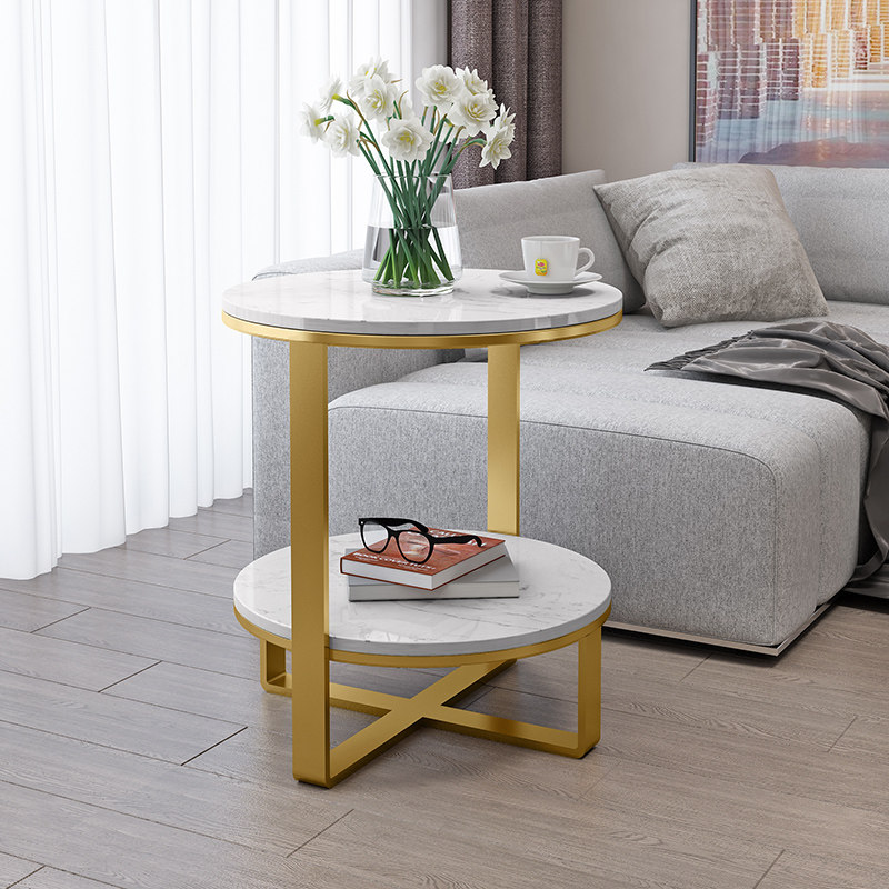 北欧沙发大理石边几角几小茶几边角柜轻奢铁艺金属床头柜收纳客厅,住宅家具,角几/边几,淘宝优惠券,粉丝福利购,淘宝优惠卷
