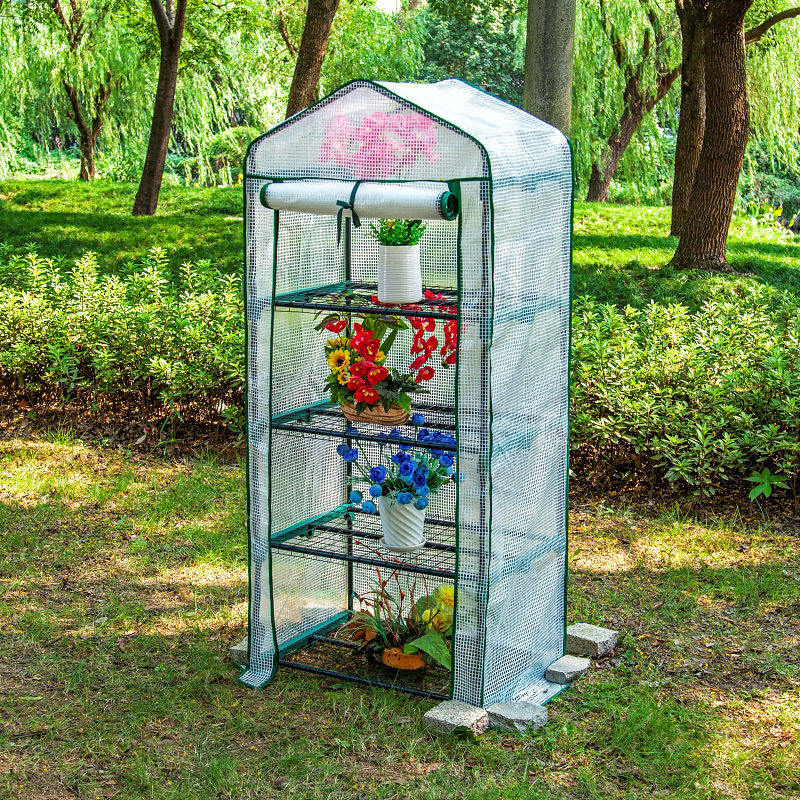 多肉温室暖房花房绿萝植物保温罩阳台室内户外花架防雨多层置物架