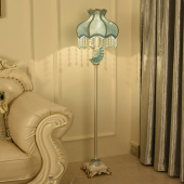 灯站灯 卧室床头台灯暖光立式 欧式 客厅沙发落地灯茶几灯开关脚踏式