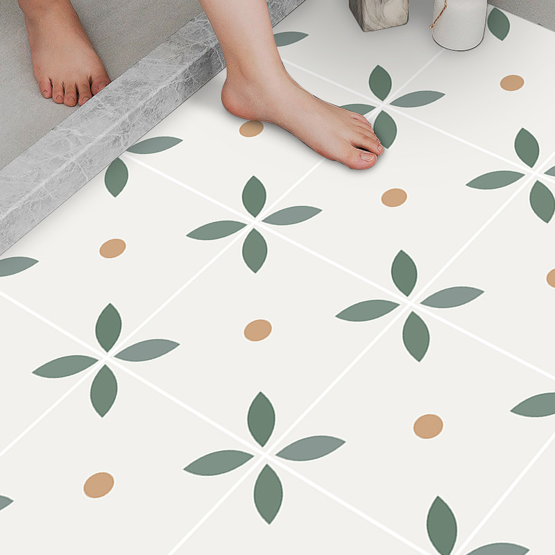 厨房防水地贴加厚耐磨自粘卫生间专用地板砖地板翻新浴室改造贴纸,家居饰品,软装墙贴,淘宝优惠券,粉丝福利购,淘宝优惠卷