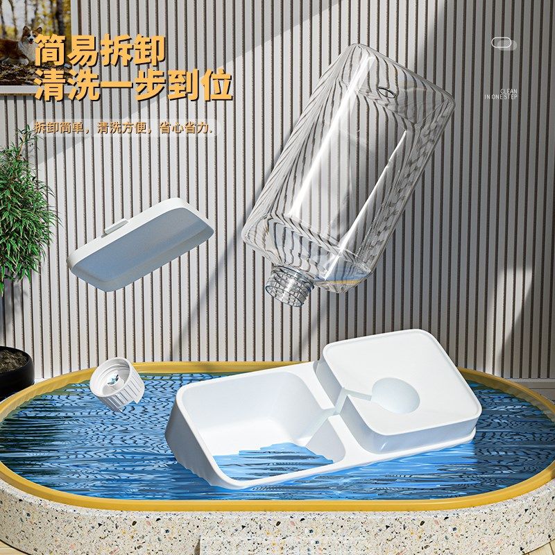 十年宠爱一体猫咪自动喂食器猫碗猫食盆饮水大容量喂水器猫粮碗,宠物/宠物食品及用品,饮水器/水壶/水头,淘宝优惠券,粉丝福利购,淘宝优惠卷