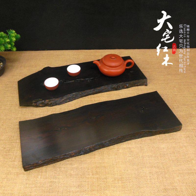 黑檀复古茶台原木天然紫砂壶怀旧干泡台茶盘摆件底座小盆景展示台
