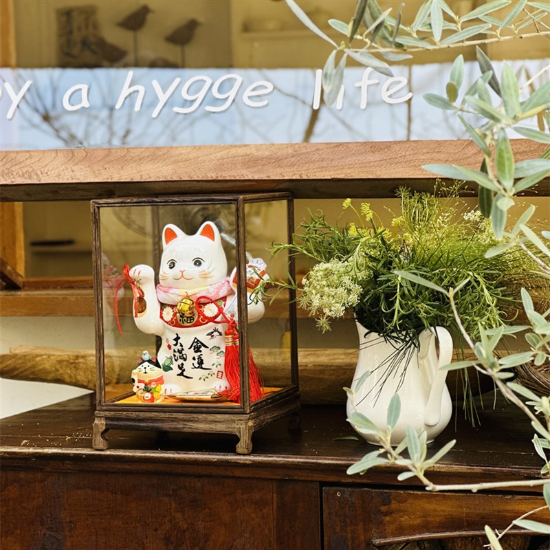日式招财猫开业礼品高档摆件店铺生意兴隆家具客厅摆件生日礼物