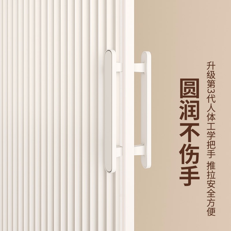 折叠隐形防水免打孔浴帘浴室厕所卫生间拉挂淋浴房隔断帘干湿分离