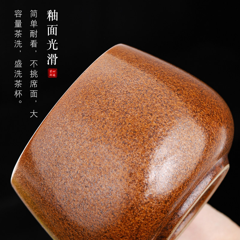 粗陶建水水盂茶钵茶渣缸禅意大号陶瓷家用茶渣桶果盆茶道茶盘配件,餐饮具,茶道/零配,淘宝优惠券,粉丝福利购,淘宝优惠卷