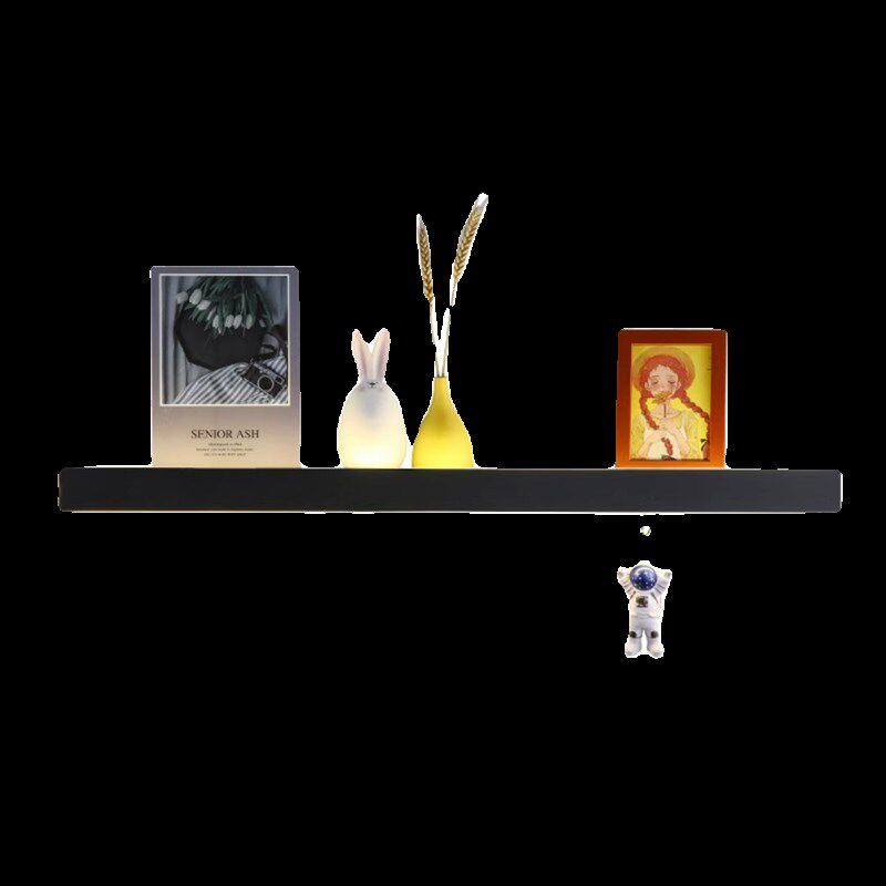 自带开关壁灯卧室床头置物架灯长条极简线条客厅一字沙发背景墙灯