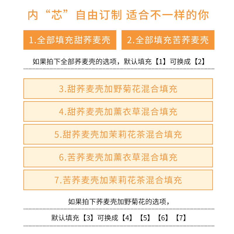 荞麦枕头成人加高硬枕芯颈椎枕睡眠专用全荞麦壳皮家用学生带枕套