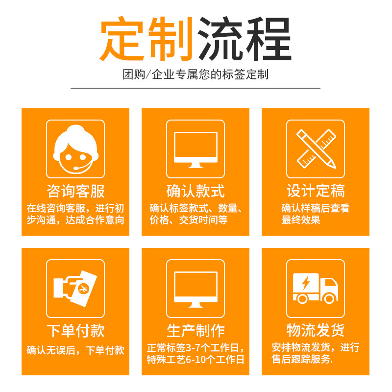 订做铜版纸 热敏纸 亚银纸 不干胶标签纸 透明PVC标签定制logo防