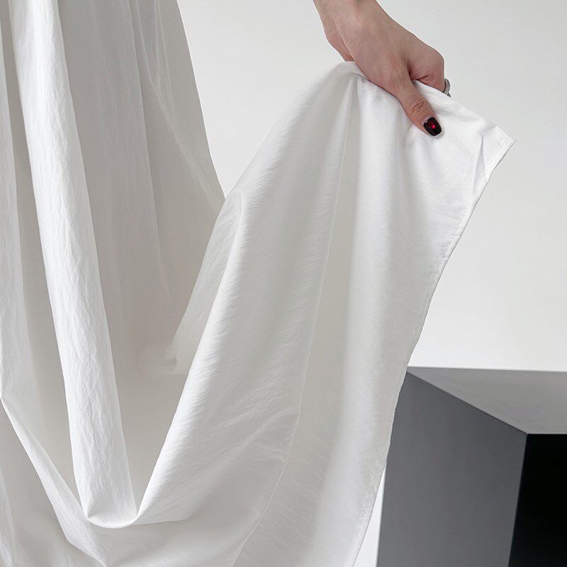 白色吊带裙连衣裙女夏季打底裙修身长裙背心裙高个子早春裙子