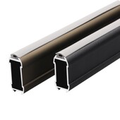 加厚索菲亚衣橱横杆转角衣柜吊通法兰挂衣杆橱柜防滑静音衣通杆