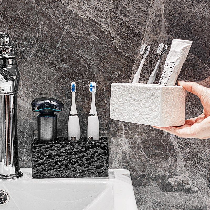轻奢牙刷置物架家用情侣漱口杯架创意酒店卫生间洗漱用品收纳架,家庭/个人清洁工具,牙刷架/牙具座,淘宝优惠券,粉丝福利购,淘宝优惠卷