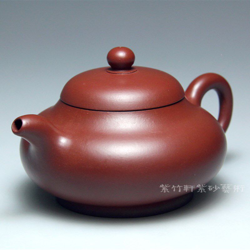 包邮原矿大红袍朱泥壶宜兴紫砂壶茶壶名家吴海良纯全手工壶玉乳壶