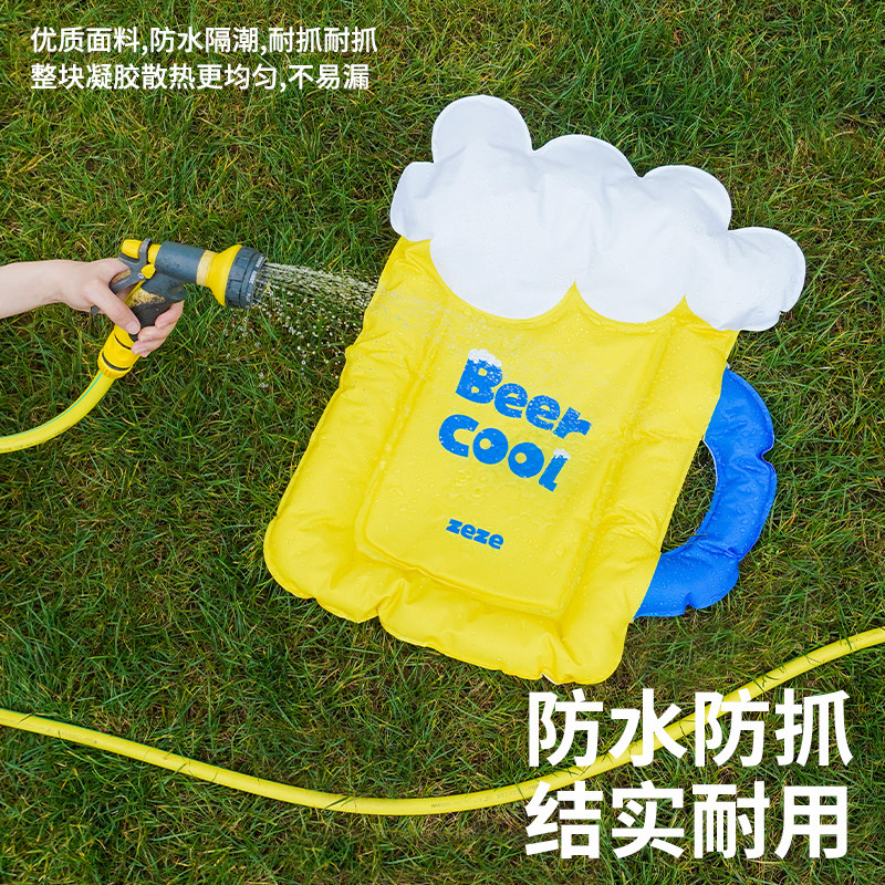 月饼喵啤酒宠物冰垫窝狗狗凉垫夏天降温猫咪睡觉用凉席垫子冰床