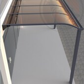 铝合金雨棚户外防雨阳台家用门头庭院屋檐阳光棚院子别墅雨搭遮阳