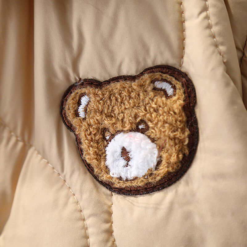 婴儿童毛毛领加绒外套男女童2024秋冬装宝宝加厚夹克小童夹棉衣服