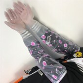 长款 洗碗手套厨房加厚橡胶乳胶洗衣服防水塑胶胶皮家务耐用不加绒