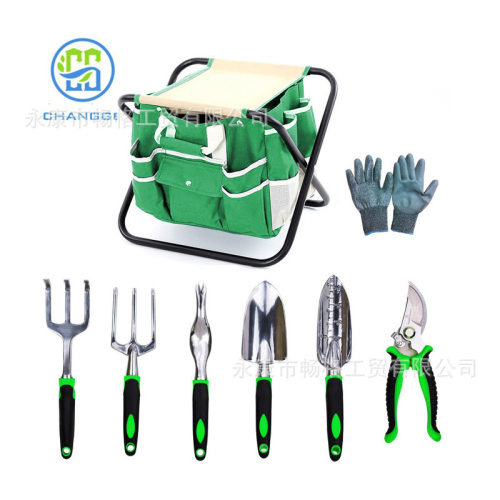 Foreign trade garden tools folding stool set garden tools