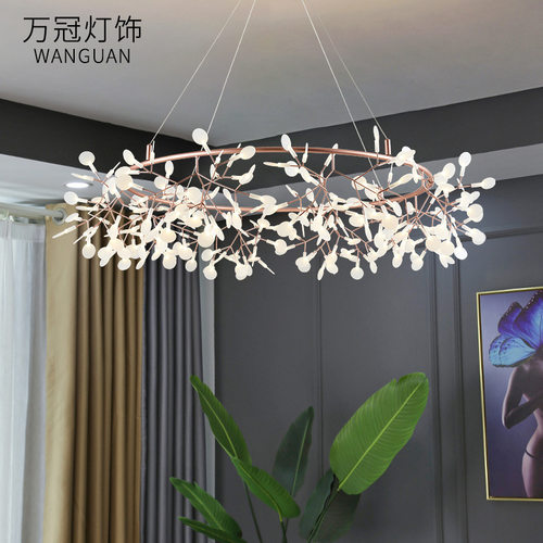 北欧简约吊灯萤火虫创意餐厅