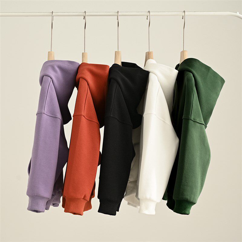 儿童珠地棉卫衣 男童女童连帽宽松打底衫 中大童帽衫 春秋款童装