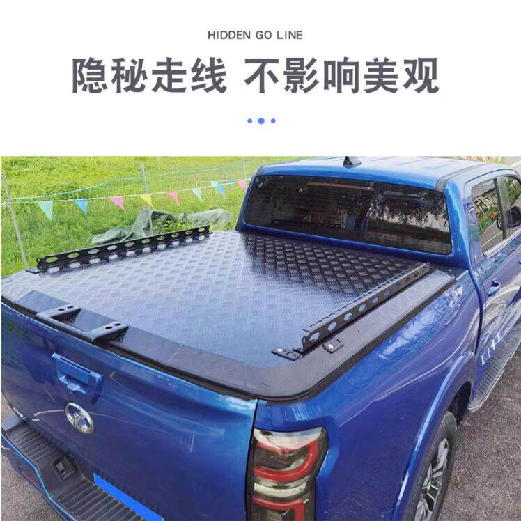 23款长城炮商用版皮卡车货箱车厢改装电控锁电子锁尾门锁配改装件