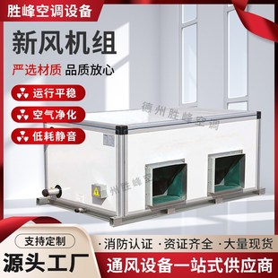 吊顶式空调箱机组水冷恒温恒湿柜式卧式射流机组新风机组空气净化