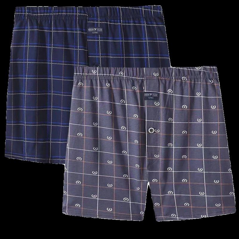 男士纯棉阿罗内裤宽松加肥加大码薄款全棉高腰透气裤衩平角短裤头,女士内衣/男士内衣/家居服,男阿罗裤,淘宝优惠券,粉丝福利购,淘宝优惠卷