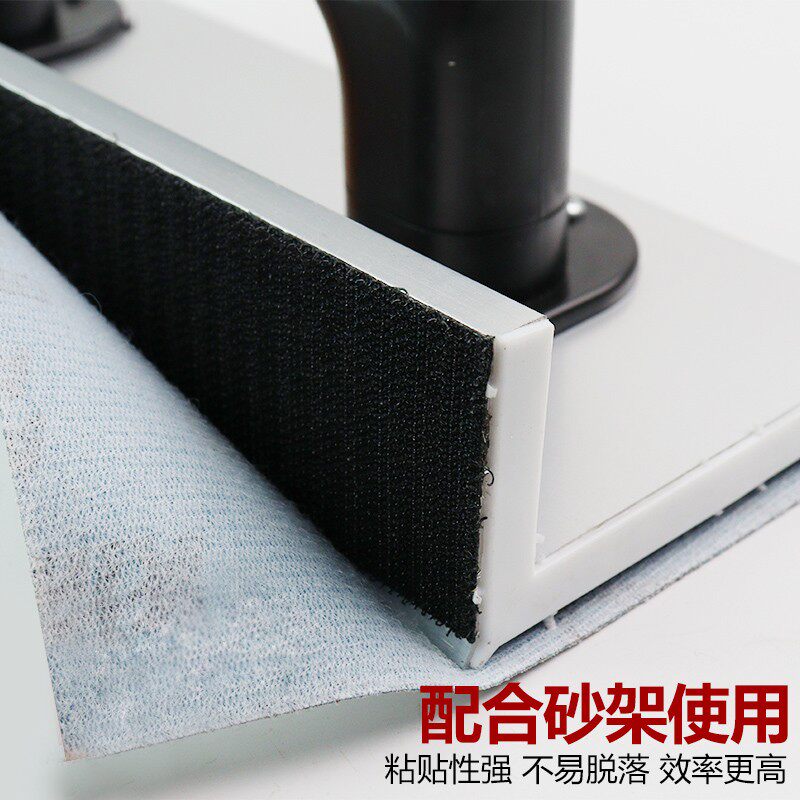 植绒阴角砂纸长方形墙面腻子自粘打磨沙纸片干磨植绒片砂架纱布纸