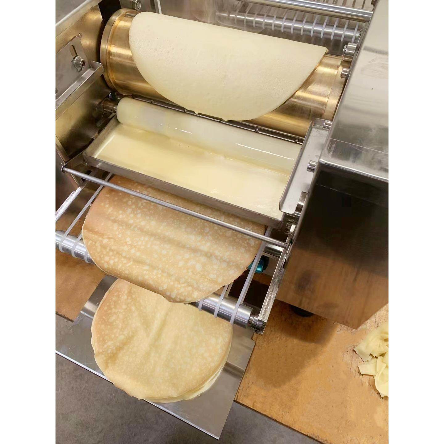 榴莲千层蛋皮机商用千层皮机薄饼机多功能毛巾卷机小型班戟皮机器