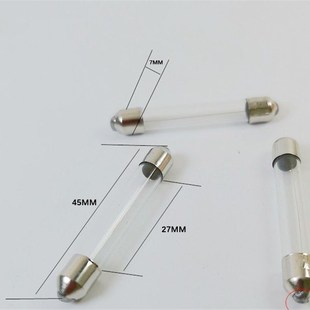 调速器保险丝2A 5A 6A 8A 10A 20A 7X45 玻璃保险丝6*44玻璃管