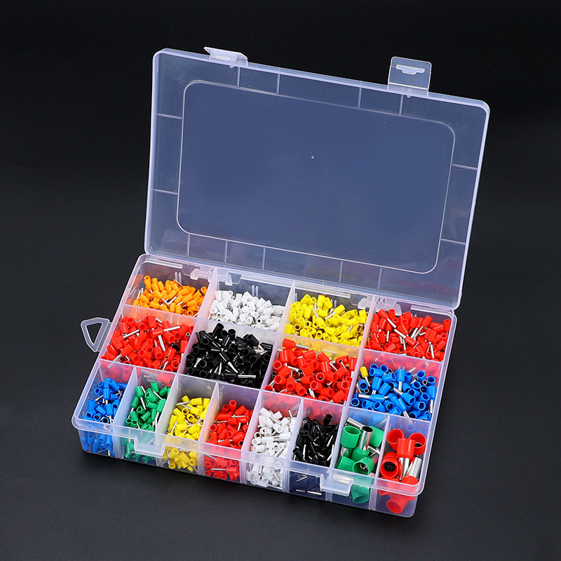 6合1管状冷压接线端子针形E0508管型预绝缘E7508欧式护套鼻子套装,电子/电工,接线端子,淘宝优惠券,粉丝福利购,淘宝优惠卷