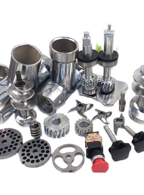 乐创JR12/22鼎丰盛绞肉机碎肉机配件齿轮刀头筛网螺杆 传动轴轴承