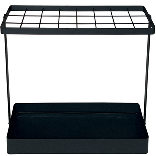 商用雨伞架北欧铁艺家用伞架入店门口雨伞沥水架格子收纳层架收纳