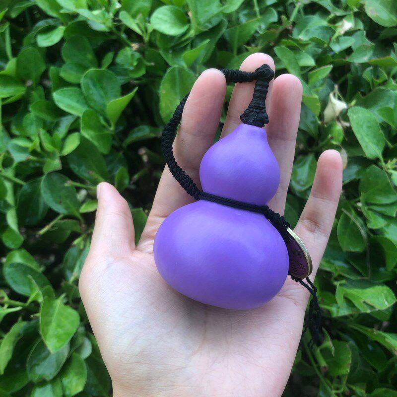 养剑葫芦手工制作定制紫色葫芦天然葫芦手工桃木剑文玩手把件挂件