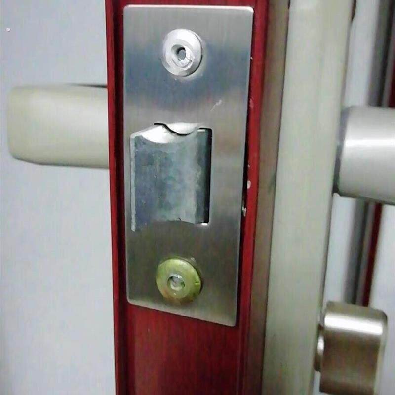 化妆室锁舌门锁芯单舌厕所浴室通用型无钥匙配件锁舌头洗手间室内