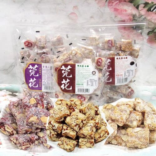 莞花椰丝花生糖黑芝麻花生酥