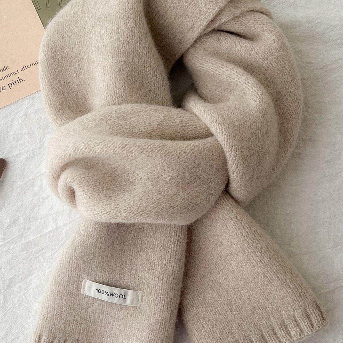 高级感韩版百搭小围巾女秋冬季软糯针织仿羊绒护颈围脖2025新款潮,服饰配件/皮带/帽子/围巾,围巾/丝巾/披肩,淘宝优惠券,粉丝福利购,淘宝优惠卷