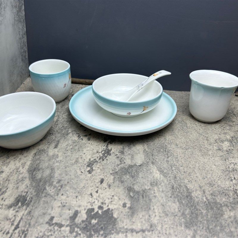 饭店摆台四件套勺子碗碟茶杯餐厅商用碗筷火锅店摆台餐具骨碟蘸水,厨房/烹饪用具,配菜/备菜盘,淘宝优惠券,粉丝福利购,淘宝优惠卷