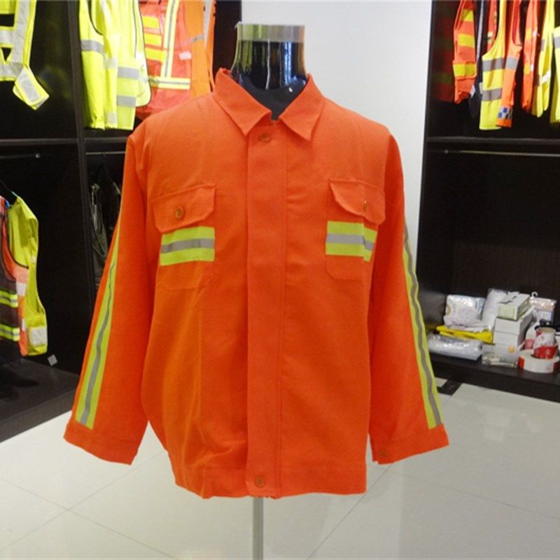 橘色帽子拉链市政交通工程施工加厚长袖长裤织带反光衣环卫服套装,五金/工具,反光安全服,淘宝优惠券,粉丝福利购,淘宝优惠卷