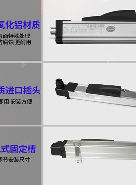 AOGESON滑块式电子尺注塑机位移传感器TLH650mm至2500mm高精度
