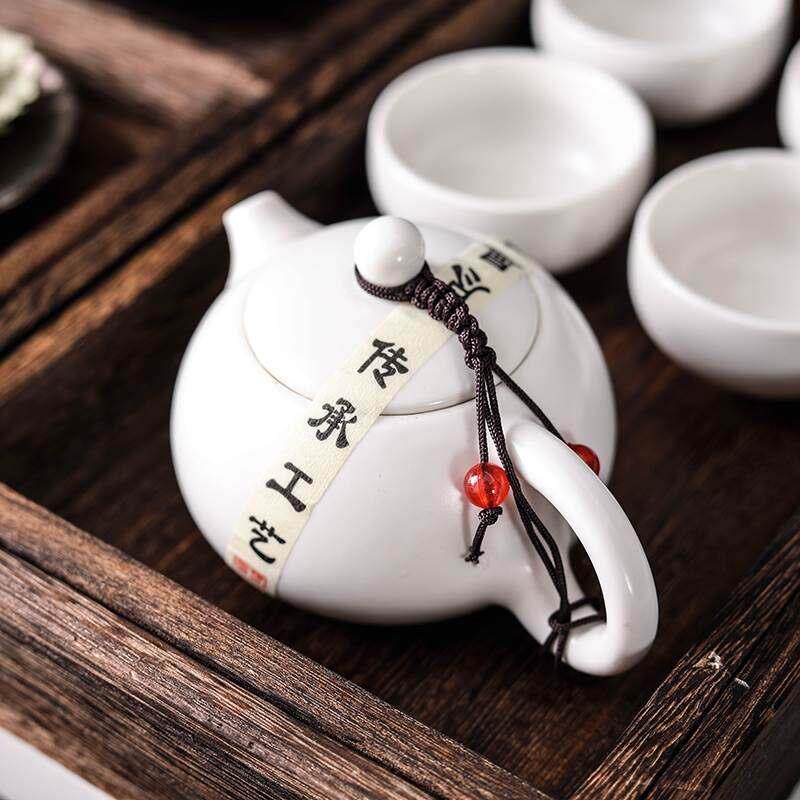 新中式复古茶盘茶具组合套装厨房橱柜装饰品摆件样板房间软装搭配