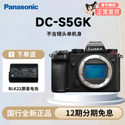 松下S5GK全画幅无反微型单电相机