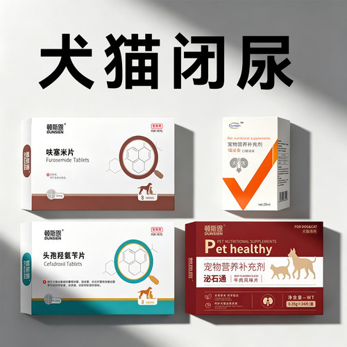 犬猫患结石结晶尿闭尿血通尿路堵塞等期间的营养补充