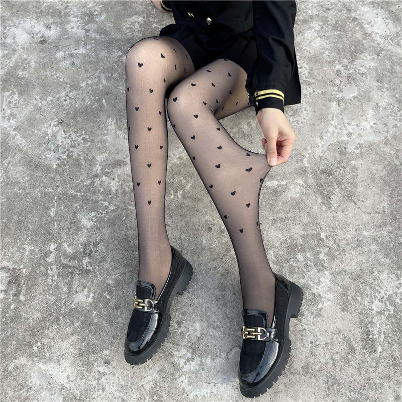 爱心丝袜女秋冬加绒加厚黑丝性感黑色光腿神器内搭裤冬季JK裤袜,女士内衣/男士内衣/家居服,连裤袜/打底袜,淘宝优惠券,粉丝福利购,淘宝优惠卷
