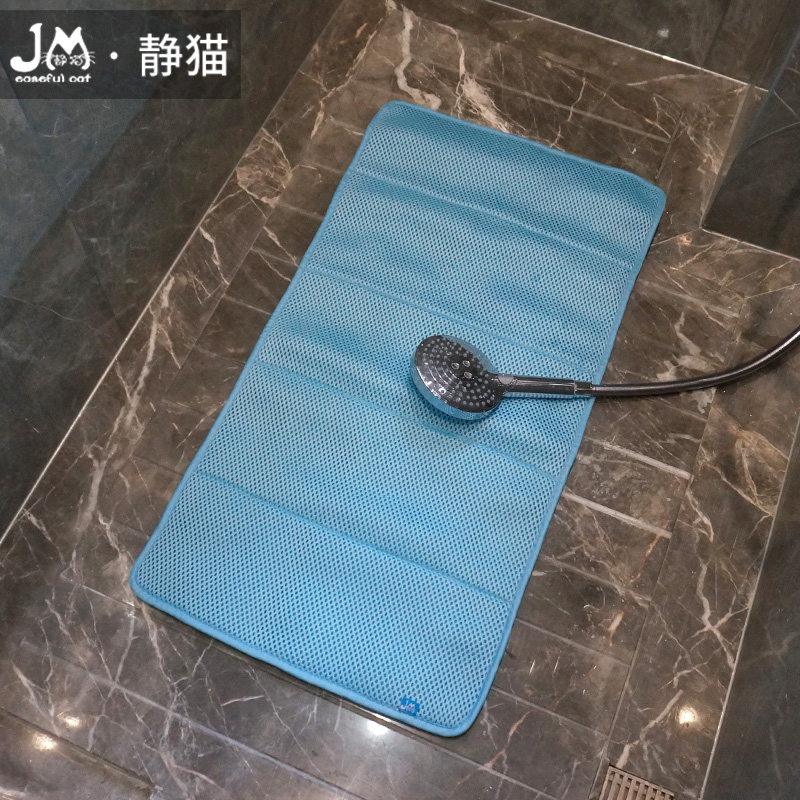 静猫/3D浴室防滑垫淋浴房脚垫浴缸垫卫生间弹力地垫带吸盘可机洗,居家布艺,家用脚垫,淘宝优惠券,粉丝福利购,淘宝优惠卷