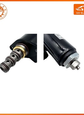 神钢SK100/120/200-3/6液压泵旋转先导安全锁回转电磁阀挖机配件