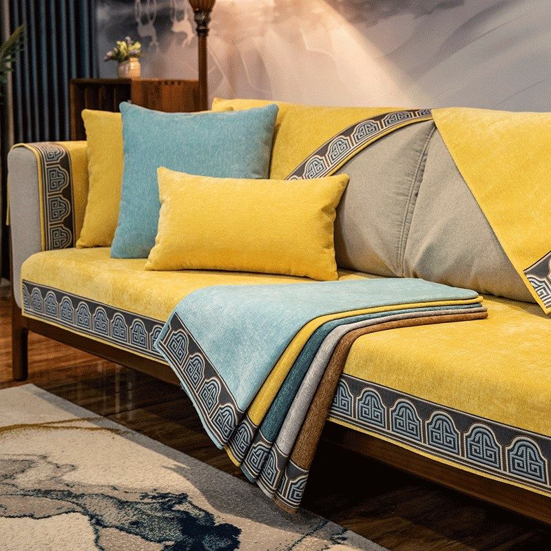 沙发垫四季通用防滑中式简约高档雪尼尔沙发套罩加厚坐垫全盖布巾,居家布艺,沙发垫,淘宝优惠券,粉丝福利购,淘宝优惠卷