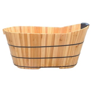 折叠靠椅成人泡澡木桶杉木家用洗澡小孩浴桶浴缸加厚熏蒸