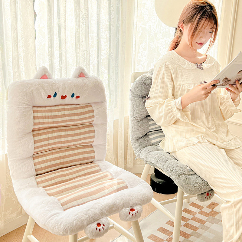 冬季连体坐垫靠垫一体办公室久坐椅子座垫超软椅垫屁垫宿舍学生女,居家布艺,椅垫,淘宝优惠券,粉丝福利购,淘宝优惠卷