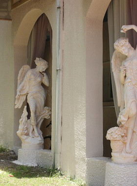 大型落地玻璃钢人物雕塑像庭院花园装饰摆件女神天使客厅艺术品